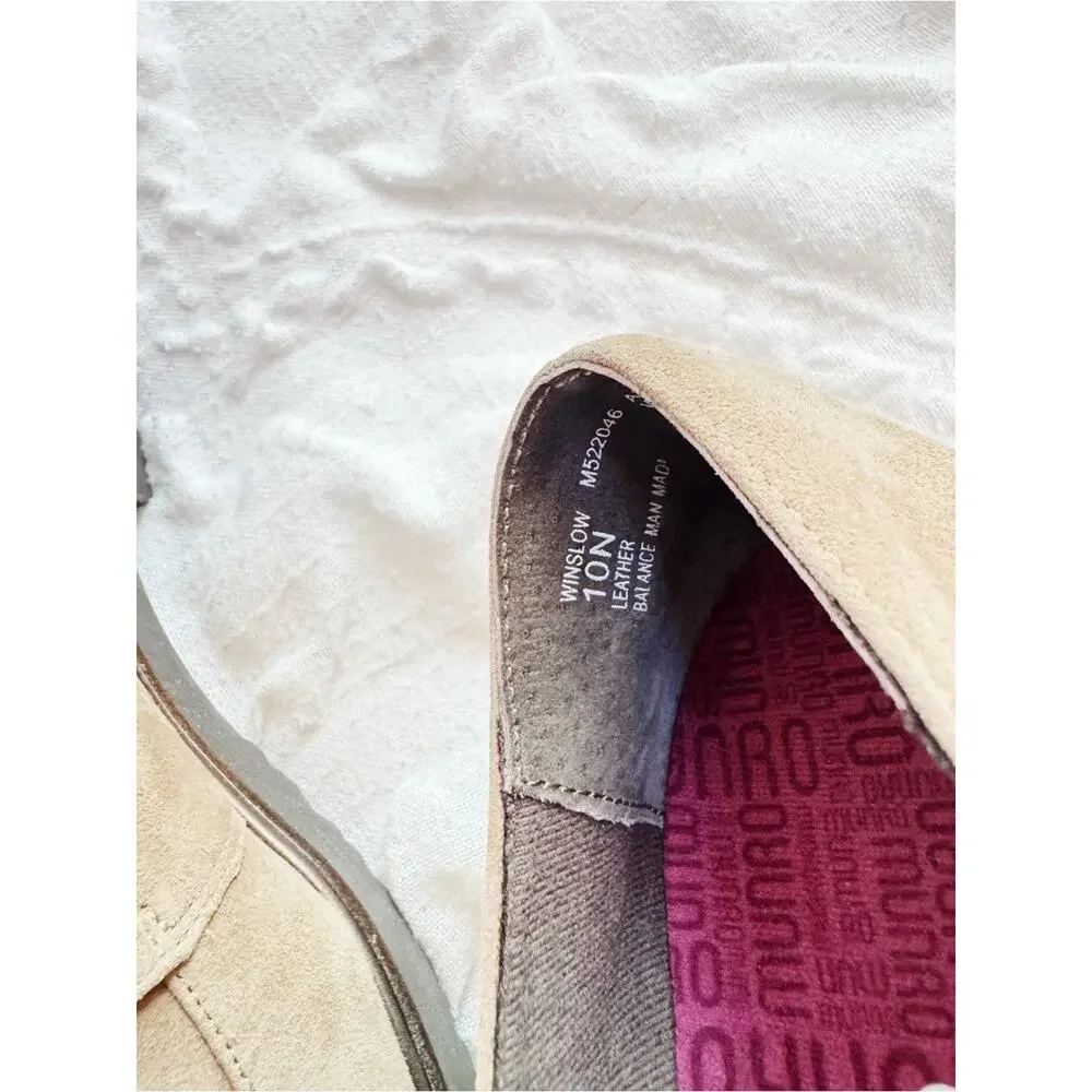 Munro Winslow Munk Strap Loafers Size 10N